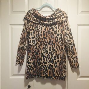 Zenergy / Chico leopard tunic.  Size - 1 (8 - 10)